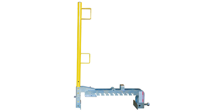 Combo clamp and 2X4 lumber stanchion