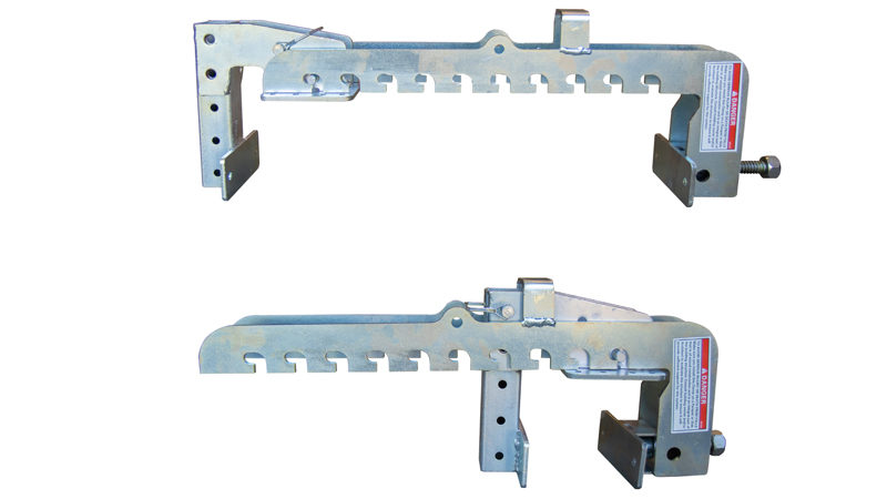 Combo clamp has a 6.5 in. to 24.5 in. clamping range