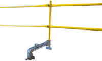 Combo clamp with TurboRail stanchion and loop-end rails