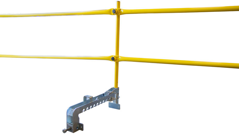 Combo clamp with TurboRail stanchion and loop-end rails