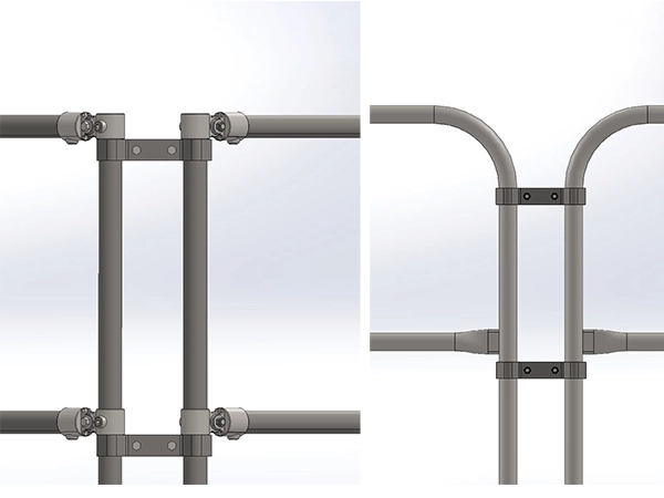 Garlock Safety Systems Option Dual Rail Clamp