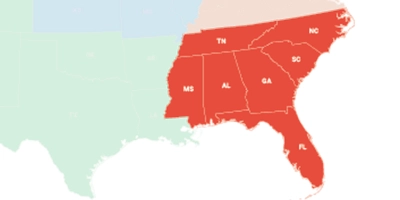 Dan Herring South East Map