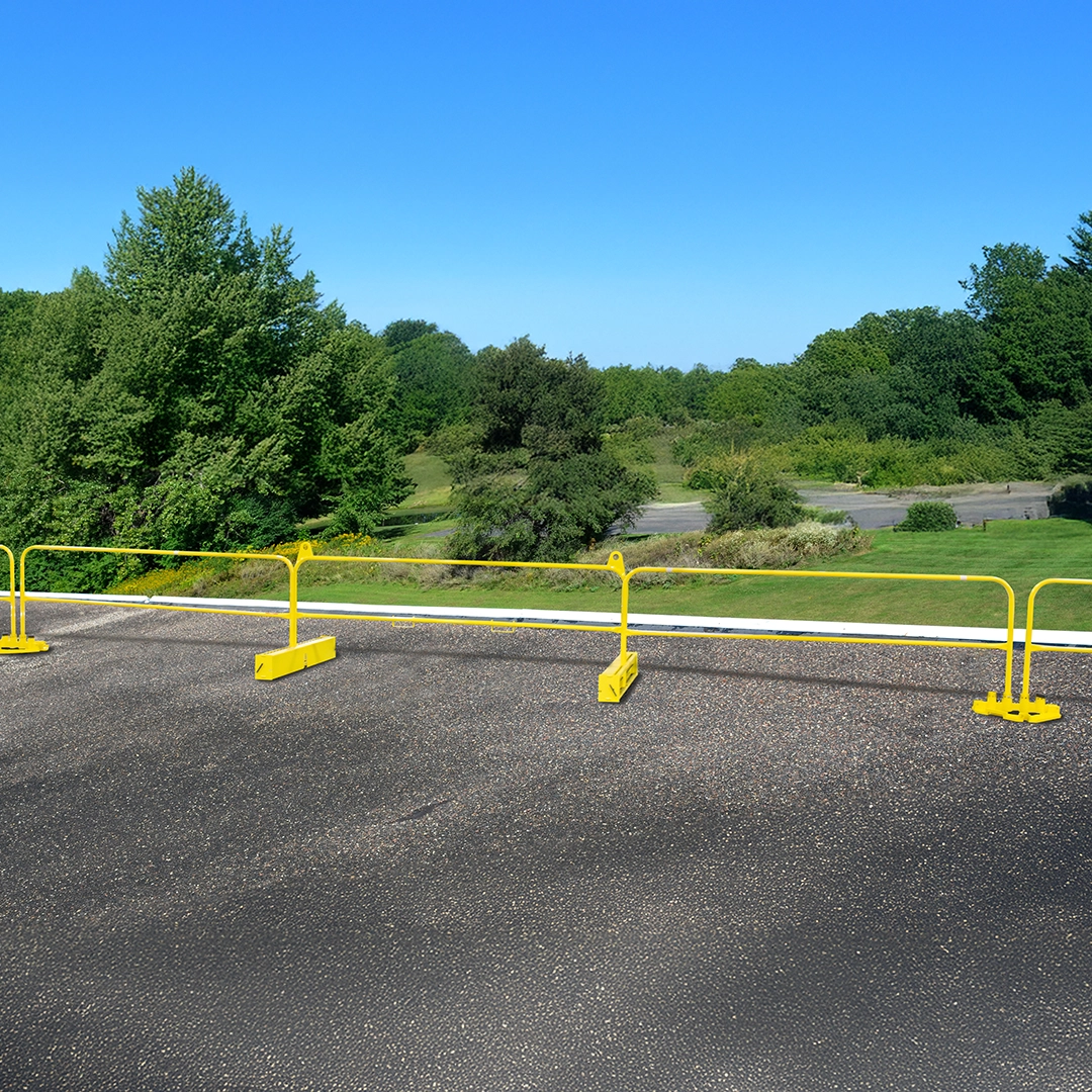 RailGuard Carrier 20 RGC 20 Application Roof Edge Fall Prevention